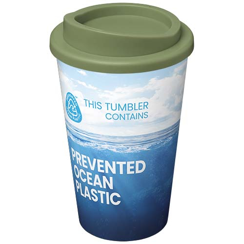 Tumbler publicitaire 350 ml à décor intégré Americano Vert bruyère